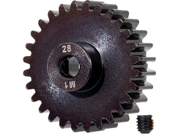 Traxxas Gear, 28T pinion 1.0M (fits 5mm shaft)/ set screw / TRA6467