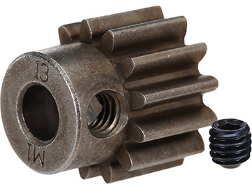 Traxxas Gear, 13T pinion 1.0M (fits 5mm shaft)/ set screw / TRA6486X