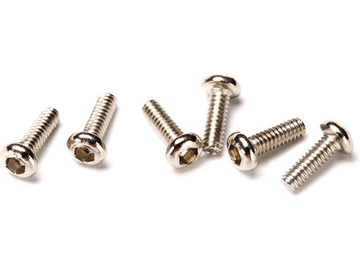 Traxxas Screws, 1.6x5mm button-head machine (hex drive) (6) / TRA6643