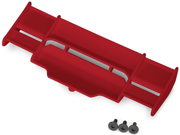 Traxxas Wing, Rustler 4X4 (red)/ 3x8 FCS (3) Traxxas Wing, Rustler 4X4 (red)/ 3x8 FCS (3) / TRA6721R