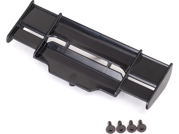 Traxxas Wing, Rustler 4X4 (black)/ 3x8mm FCS (3) Traxxas Wing, Rustler 4X4 (black)/ 3x8mm FCS (3) / TRA6721