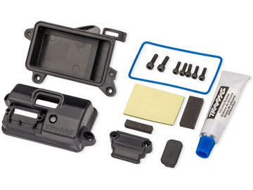 Traxxas Box, receiver (sealed)/ foam pad Traxxas Box, receiver (sealed)/ foam pad / TRA6724-BLK