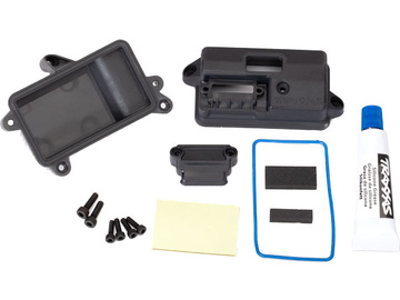 Traxxas Box, receiver (sealed)/ foam pad/ 2.5x8mm CS (4)/ 3x10mm CS (2) / TRA6724