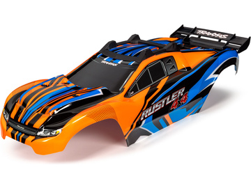 Traxxas karosérie Rustler 4X4 oranžovo-modrá Traxxas karosérie Rustler 4X4 oranžovo-modrá / TRA6734T
