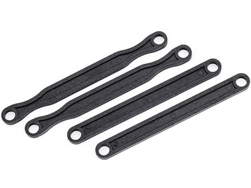 Traxxas Camber link set (plastic/ non-adjustable) (front &rear) (black) / TRA6748-BLK