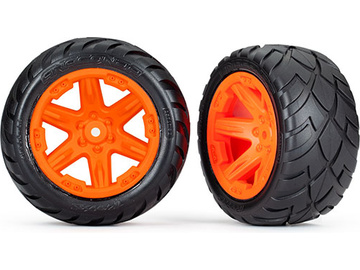 Traxxas kolo 2.8", disk RXT oranžový, pneu Anaconda (2WD zadní) (2) / TRA6768A