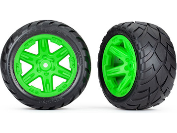 Traxxas kolo 2.8", disk RXT zelený, pneu Anaconda (2WD zadní) (2) / TRA6768G