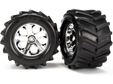Traxxas kolo 2.8" All-Star chrom, pneu Maxx (pár) Traxxas kolo 2.8" All-Star chrom, pneu Maxx (pár) / TRA6771