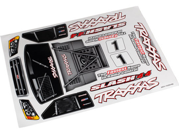 Traxxas samolepky: Slash 4x4 Traxxas samolepky: Slash 4x4 / TRA6813R
