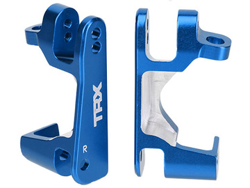 Traxxas závěs těhlice hliníkový modrý (pár) / TRA6832X