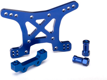 Traxxas Shock tower, front, 7075-T6 aluminum (blue-anodized) / TRA6839X