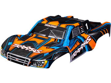 Traxxas Body, Slash 4X4, orange and blue (clipless mounting) / TRA6844-ORNG