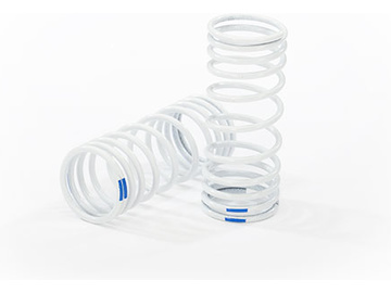 Traxxas Springs, front (progressive, +20% rate, blue) (2) / TRA6864