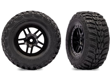 Traxxas kolo 2.2/3.0", disk SCT Split-Spoke černý, pneu Kumho (2) (4WD f/r, 2WD r) Traxxas kolo 2.2/3.0", disk SCT Split-Spoke černý, pneu Kumho (2) (4WD f/r, 2WD r) / TRA6874-BLK