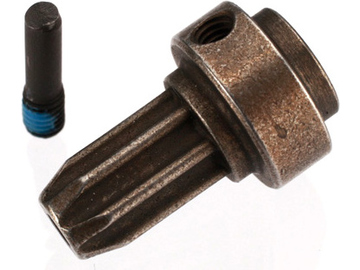 Traxxas Drive hub, front, hardened steel (1)/ screw pin (1) / TRA6888X