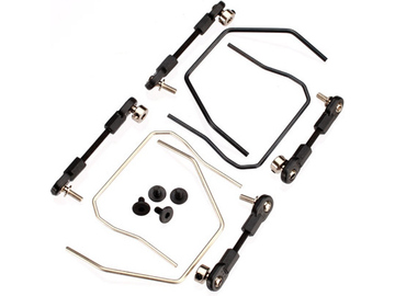 Traxxas Sway bar kit (front and rear) (includes front and rear sway bars and adjustable linkage) / TRA6898