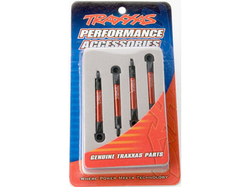 Traxxas ojnička stavitelná 75mm hliníková červená (4) Traxxas ojnička stavitelná 75mm hliníková červená (4) / TRA7018X