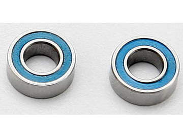 Traxxas Ball bearings, blue rubber sealed (4x8x3mm) (2) / TRA7019