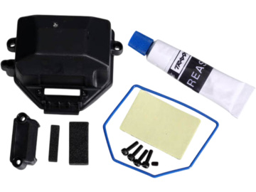 Traxxas Box, receiver (sealed)/ wire cover/ foam pads, upper & lower/ silicone grease Traxxas Box, receiver (sealed)/ wire cover/ foam pads, upper & lower/ silicone grease / TRA7024X