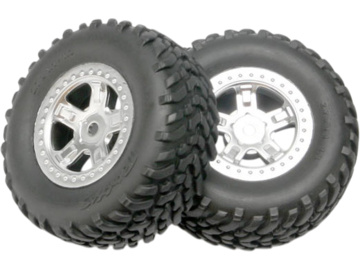 Traxxas kolo 1.4/1.8", disk SCT saténový, pneu SCT (2) Traxxas kolo 1.4/1.8", disk SCT saténový, pneu SCT (2) / TRA7073
