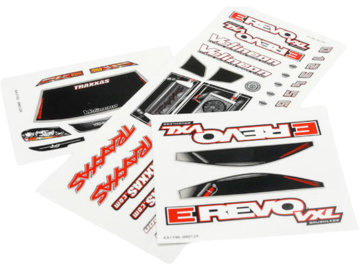 Traxxas samolepky: E-Revo 1:16 VXL Traxxas samolepky: E-Revo 1:16 VXL / TRA7113