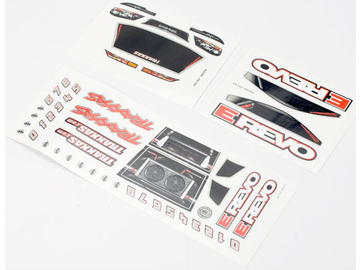 Traxxas samolepky: E-Revo 1:16 Traxxas samolepky: E-Revo 1:16 / TRA7114