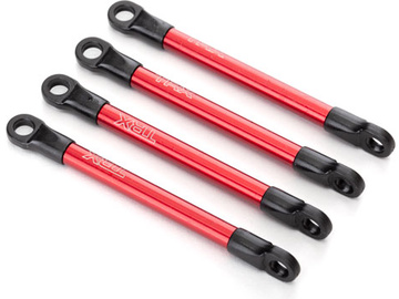 Traxxas Push rods, aluminum (red-anodized) (4) / TRA7118X