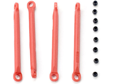 Traxxas Push rod (molded composite) (red) (4) / TRA7118