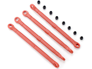 Traxxas Toe link, front & rear (molded composite) (red) (4) / TRA7138