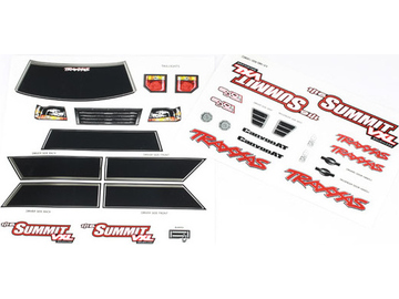 Traxxas Decal sheets, 1/16 Summit VXL / TRA7213