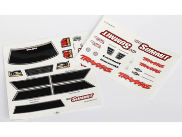 Traxxas Decal sheets, 1/16 Summit / TRA7214