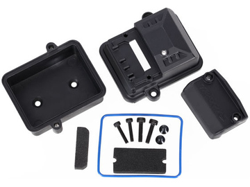Traxxas Box, receiver (sealed)/ foam pads/ hardware / TRA7424