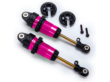 Traxxas Shocks, GTR long pink-anodized, PTFE-coated bodies with TiN shafts (2) Traxxas Shocks, GTR long pink-anodized, PTFE-coated bodies with TiN shafts (2) / TRA7461-PINK
