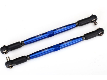 Traxxas Toe links, 7075-T6 aluminum blue, 157mm (2): X-Maxx Traxxas Toe links, 7075-T6 aluminum blue, 157mm (2): X-Maxx / TRA7748X