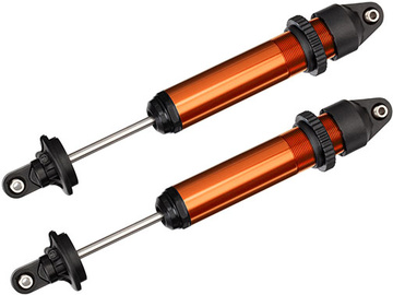 Traxxas Shocks, GTX, aluminum, orange-anodized (fully assembled w/o springs) (2) Traxxas Shocks, GTX, aluminum, orange-anodized (fully assembled w/o springs) (2) / TRA7761T