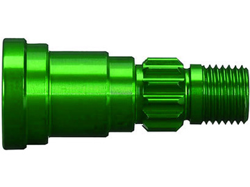Traxxas Stub axle, aluminum green-anodized) (1) (use only with #7750X) / TRA7768G