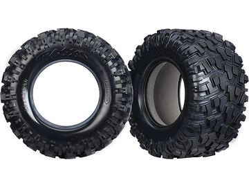 Traxxas Tires 4.3/5.7", Maxx AT (pair) (2)/ foam inserts (2) / TRA7770