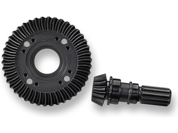 Traxxas Ring gear, differential/ pinion gear, differential (spiral cut) (front) / TRA7777X
