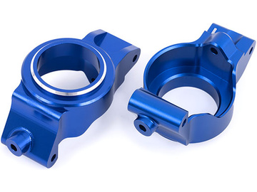 Traxxas Caster blocks (c-hubs), 6061-T6 aluminum (blue-anodized), left & right / TRA7832-BLUE