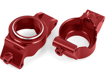 Traxxas závěs těhlice hliníkový červený (levý a pravý) Traxxas závěs těhlice hliníkový červený (levý a pravý) / TRA7832-RED