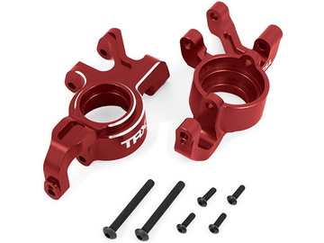 Traxxas těhlice přední hliníková červená (levá a pravá) / TRA7836-RED