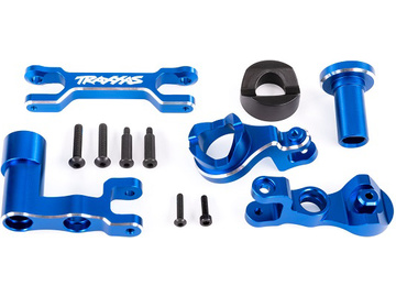 Traxxas Steering bellcranks (left & right)/ draglink (6061-T6 aluminum, blue-anodized) (fits XRT) / TRA7843-BLUE