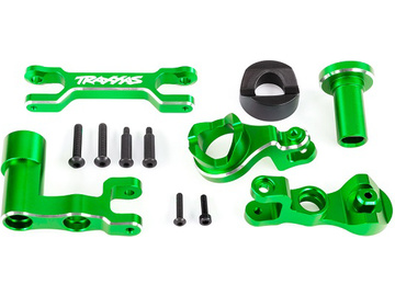 Traxxas Steering bellcranks (left & right)/ draglink (6061-T6 aluminum, green-anodized) (fits XRT) / TRA7843-GRN