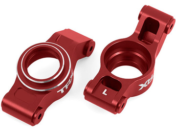 Traxxas Carriers, stub axle (red-anodized 6061-T6 aluminum) (left & right) / TRA7852-RED