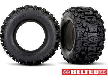 Traxxas Tires 4.3/5.7", Sledgehammer (belted) (pair) / TRA7870