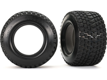 Traxxas Tires, Gravix (left & right)/ foam inserts (2) / TRA7873