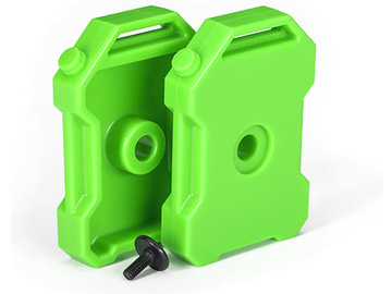 Traxxas Fuel canisters (green) (2) / TRA8022-GRN