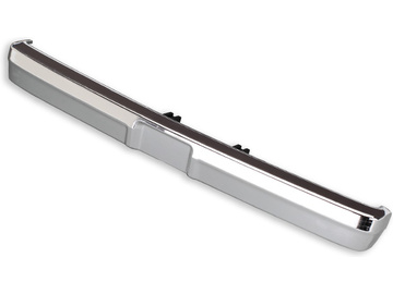 Traxxas Bumper, front (chrome)/ bumper mount / TRA8069