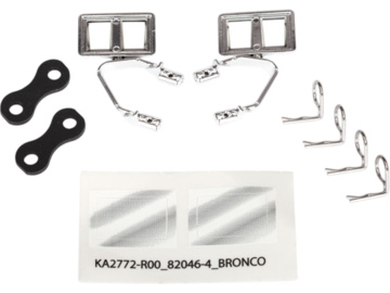 Traxxas zpětná zrcátka chromované (pár) Traxxas zpětná zrcátka chromované (pár) / TRA8073X