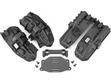 Traxxas Fenders, inner (narrow), front & rear (for clipless body mounting) (2 each) / TRA8080X
